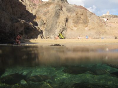 Playa de Papagayo: Über und unter Wasser